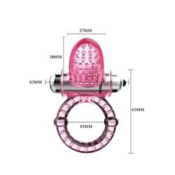 Sweet vibration ring  pink 10 function