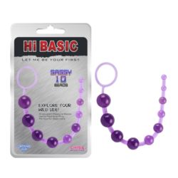 Hi-BASIC SASSY Anal Beads-Purple